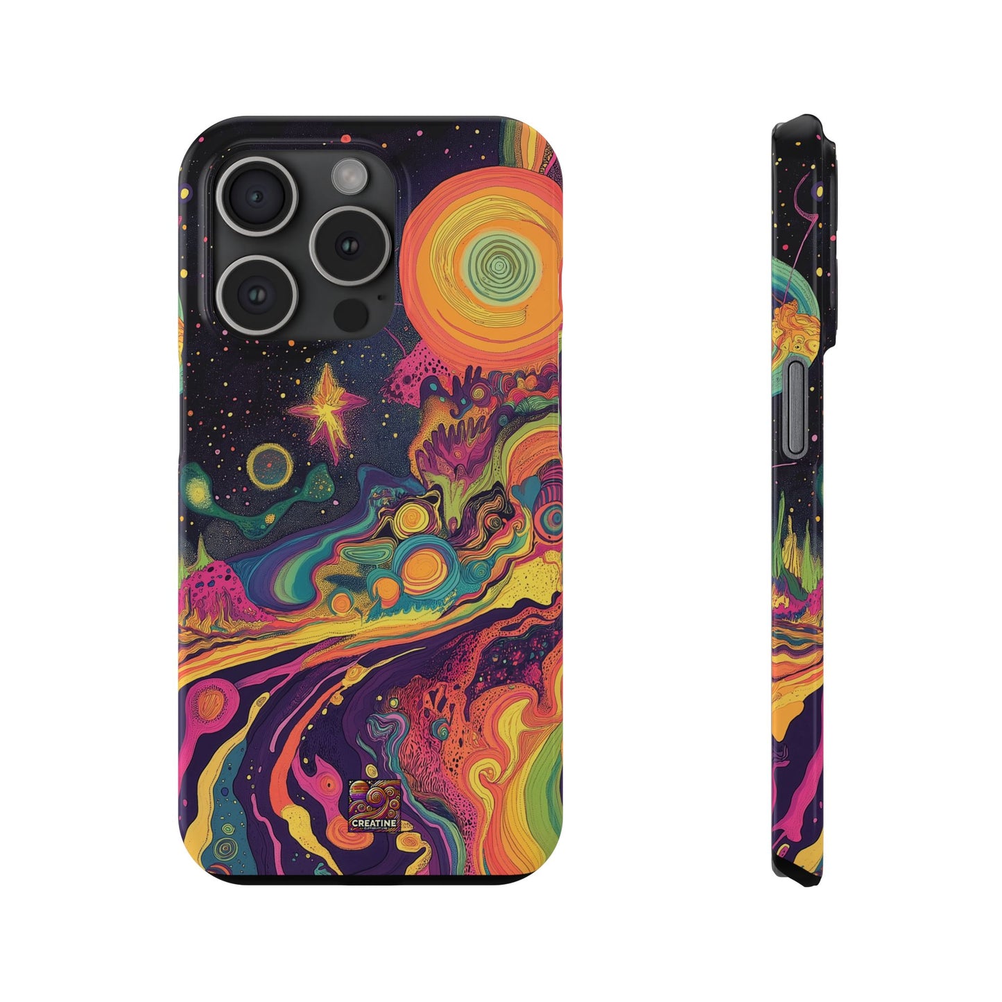 Psychedelic Galaxy Phone Cases