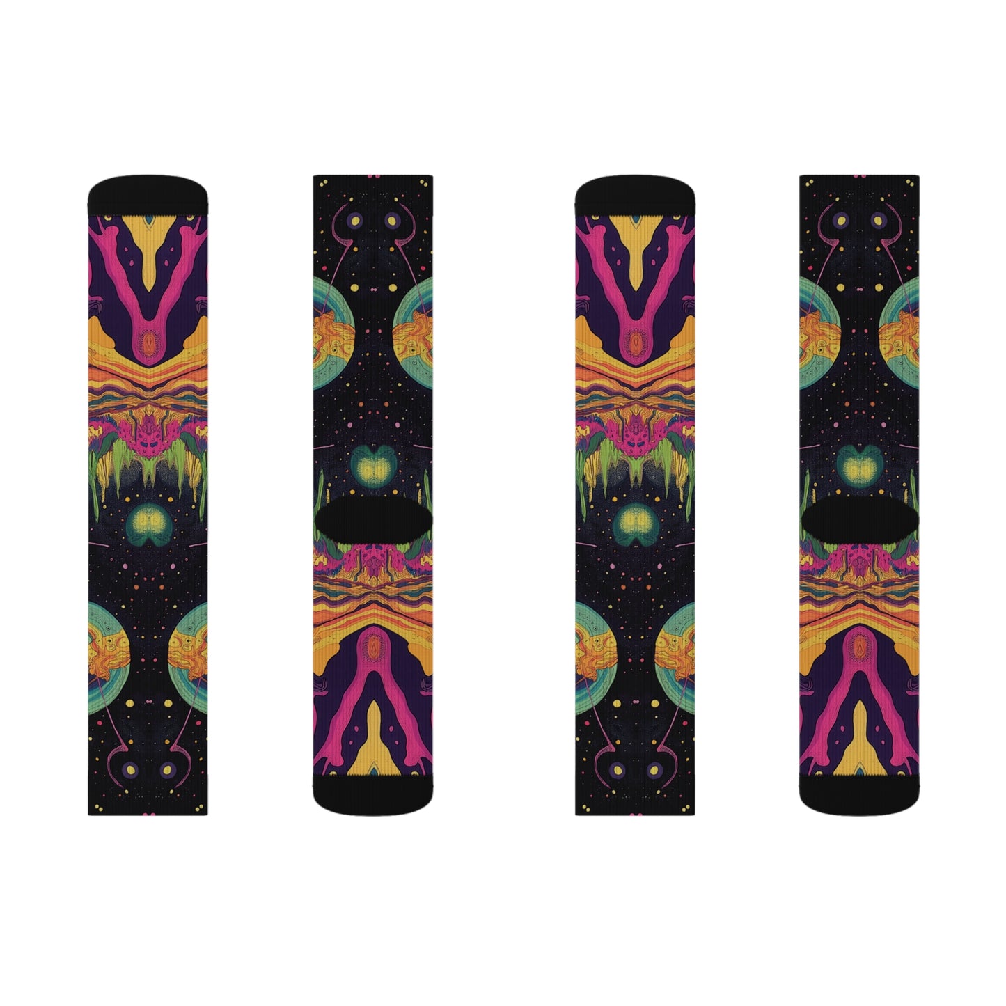 Psychedelic Galaxy Socks