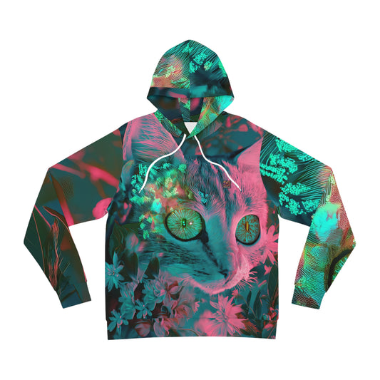 Psychedelic cat hoodie